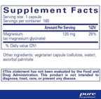 Pure encapsulations Magnesium (Glycinate) 180 cap