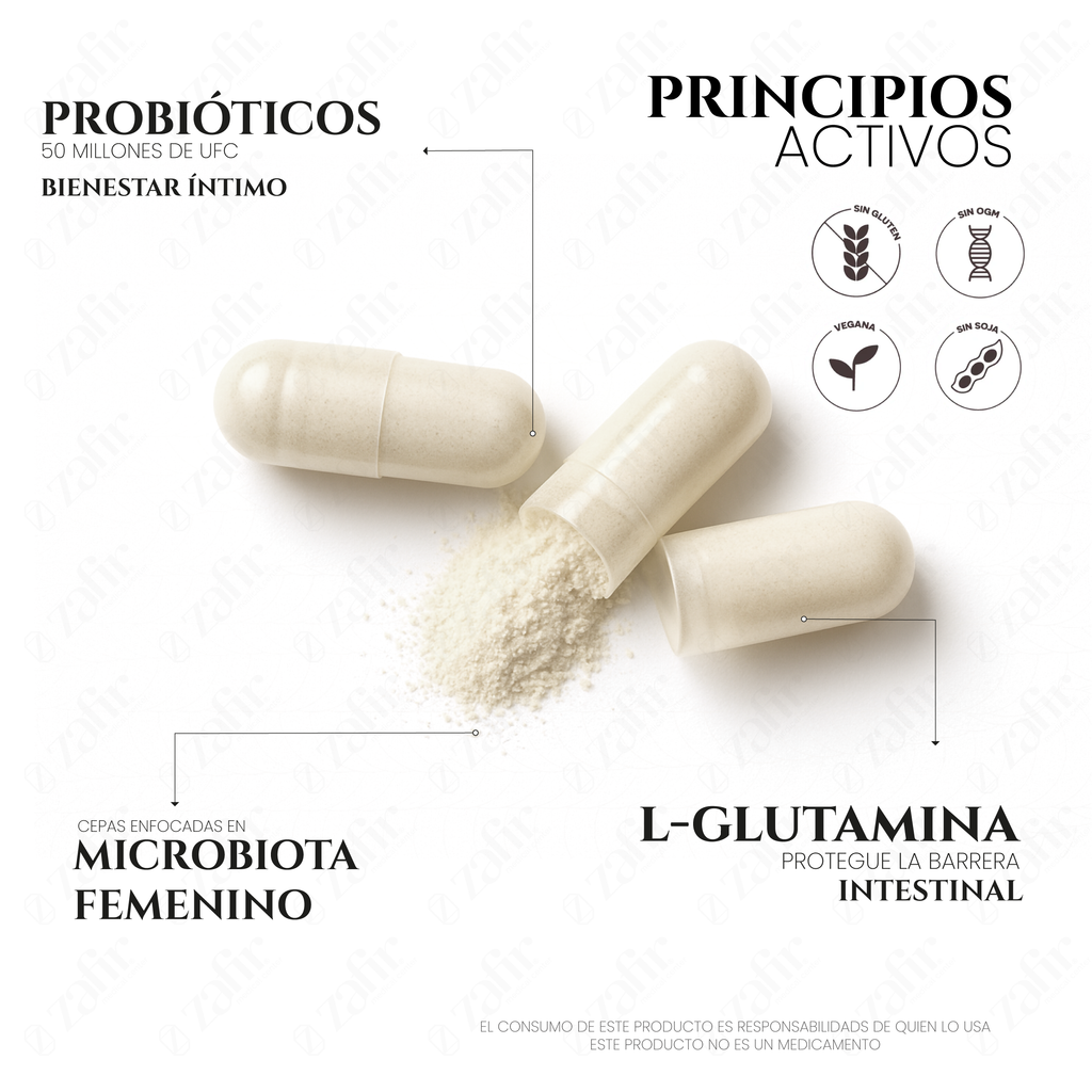 Matter Probivos Fem | Probióticos con Glutamina para la Salud Íntima y Digestiva Femenina
