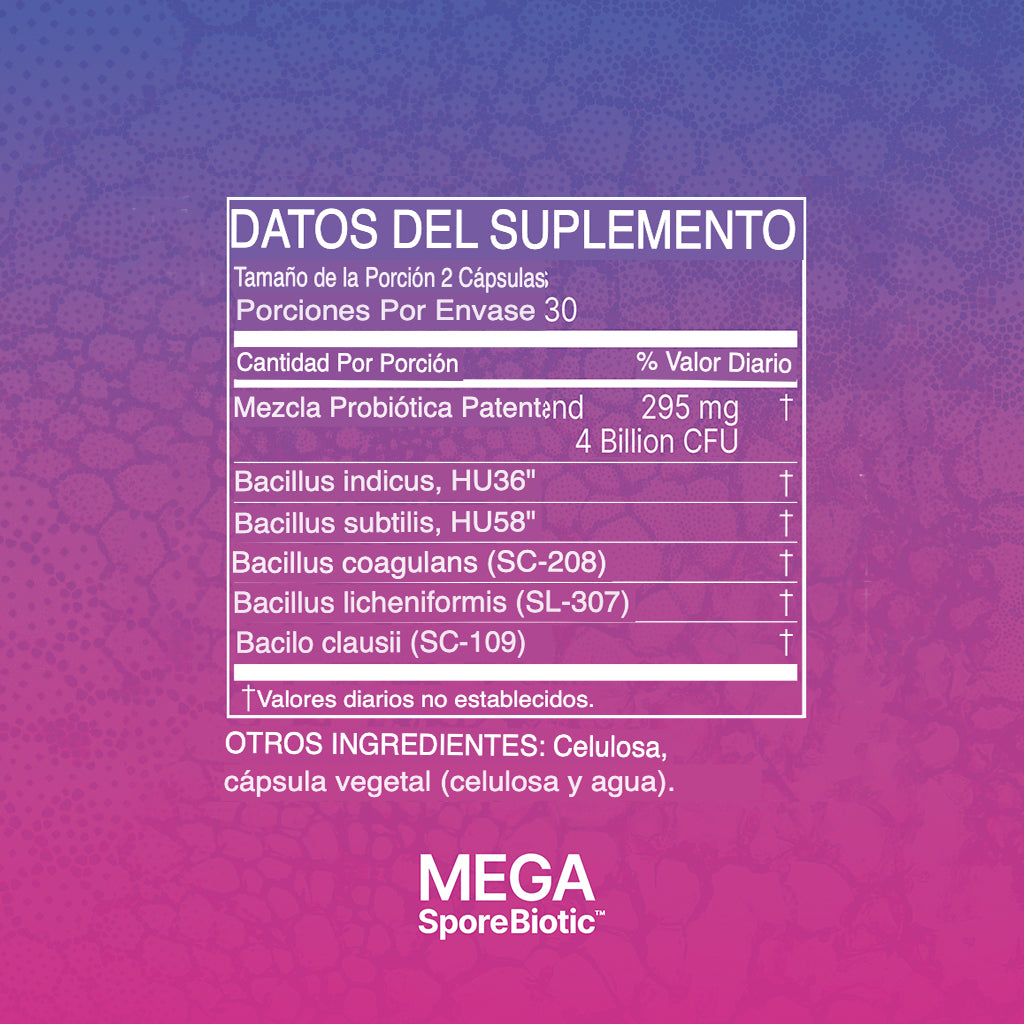 Microbiome Labs MegaSporeBiotic 60 cápsulas