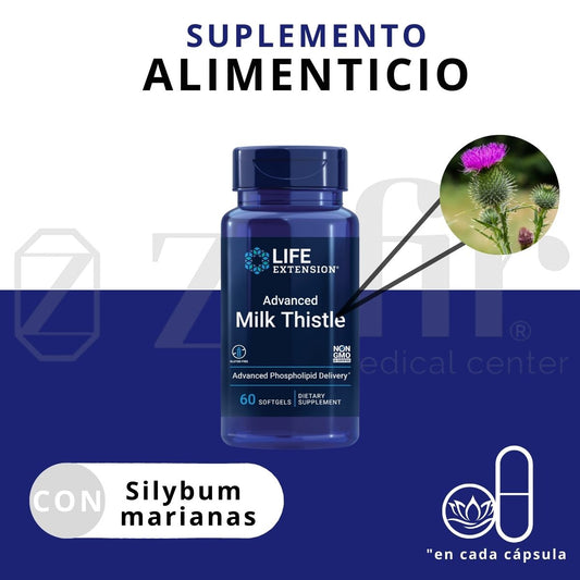 Life Extension Milk Thistle (Silymarin-Silibinis-Ososilybin A & B 760 MG 60 CAPS)
