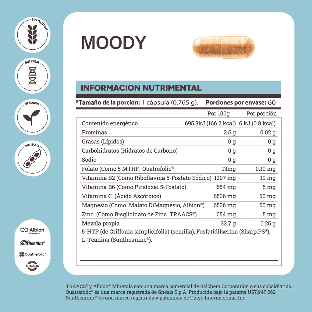 Moody | Aminoácidos con Vitaminas & Minerales