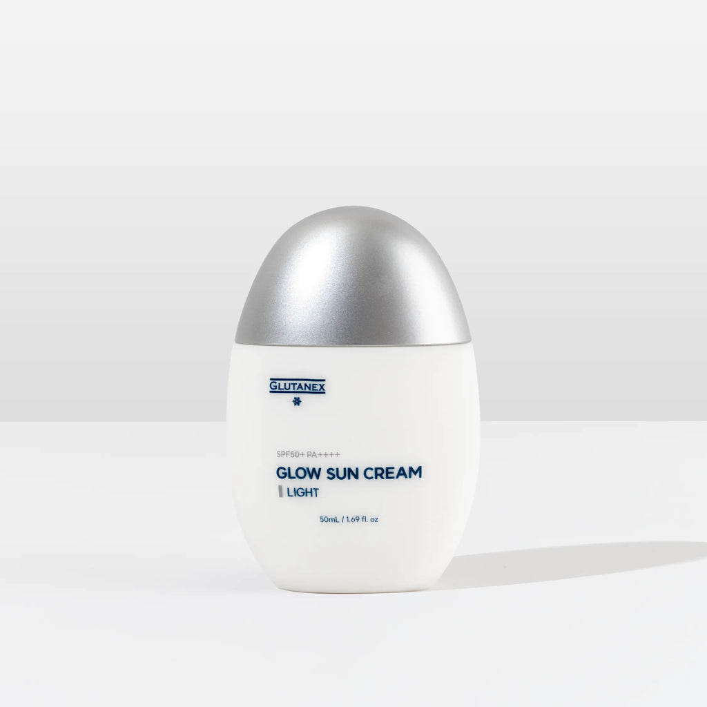 Glutanex Glow Sun Cream SPF50+ | Protector Solar Iluminador con Efecto Radiante para Todo Tipo de Piel