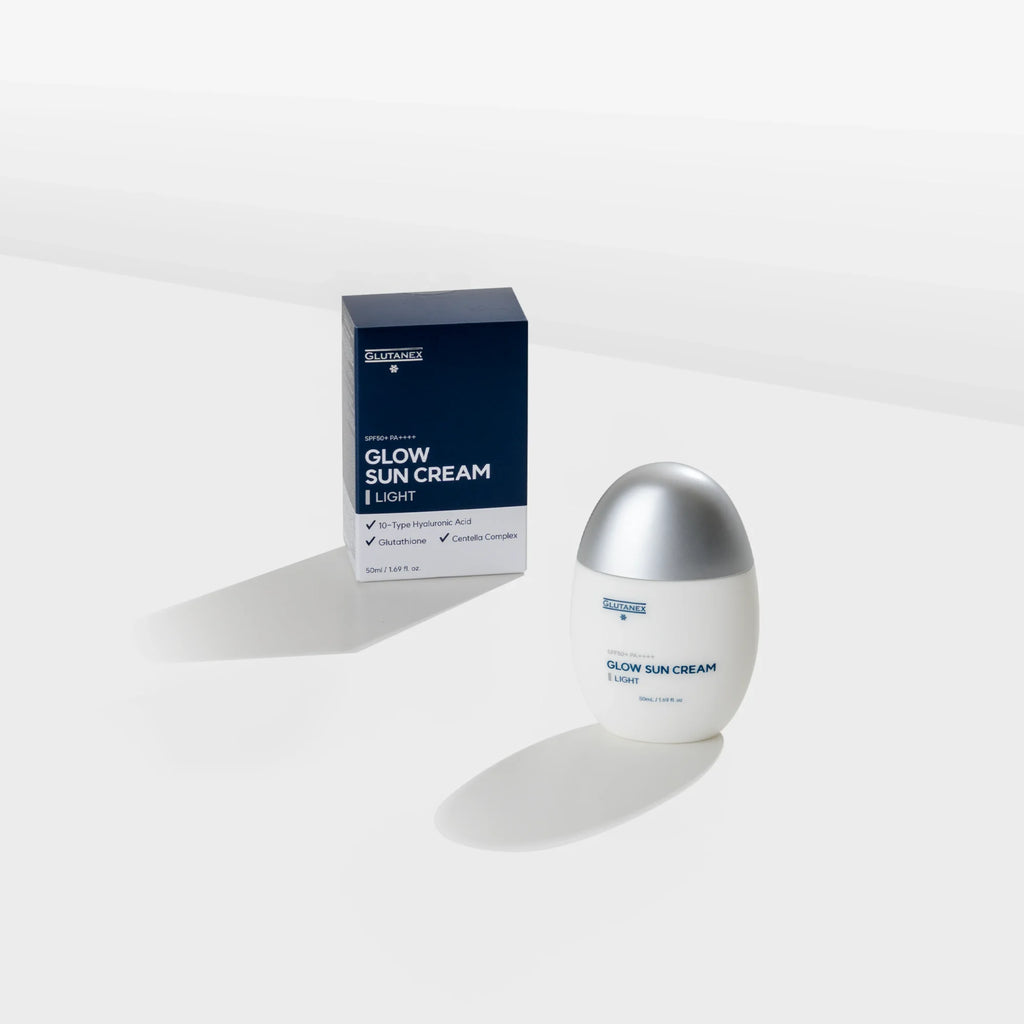 Glutanex Glow Sun Cream SPF50+ | Protector Solar Iluminador con Efecto Radiante para Todo Tipo de Piel