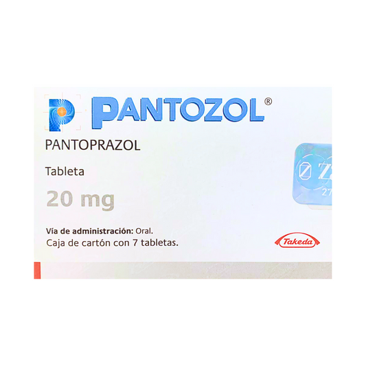 PANTOZOL PANTOPRAZOL 20 MG CAJA CON 7 TABLETAS