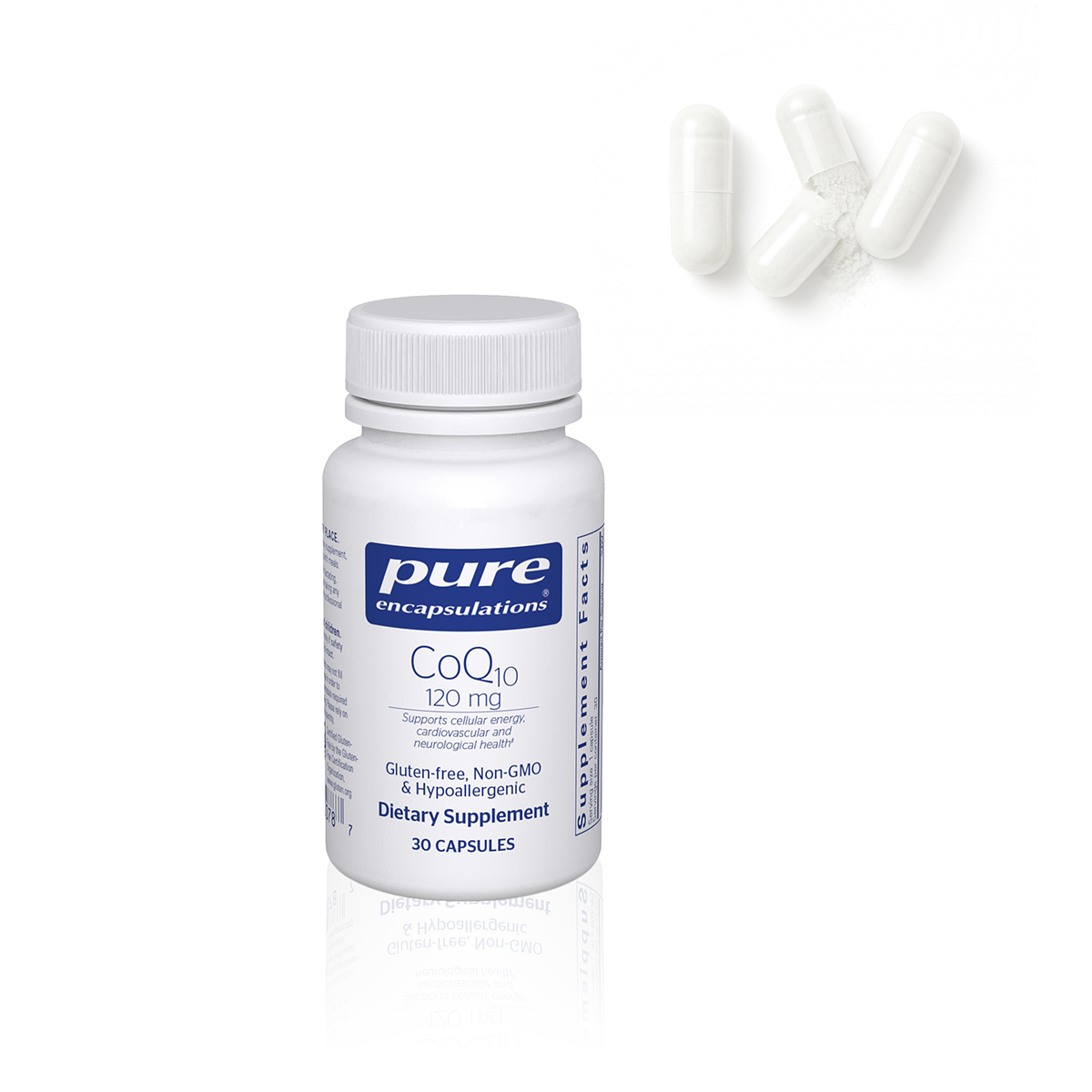 Pure encapsulations CoQ10 120 MG 30 capsulas