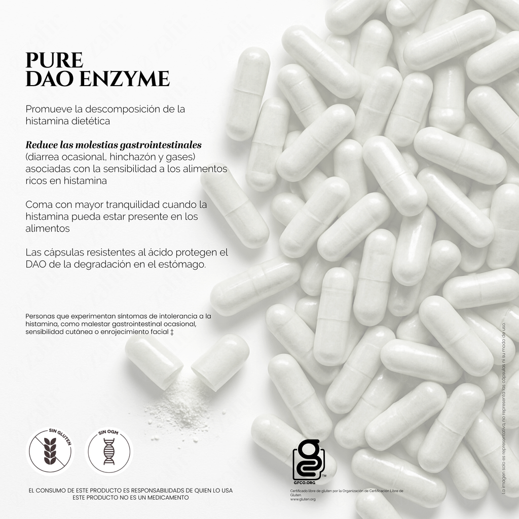 Pure Encapsulations DAO Enzyme 60 Cápsulas