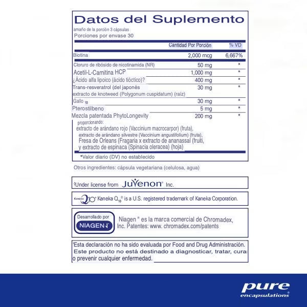 Pure Encapsulations RevitalAge UltraAge Ultra 90 Caps