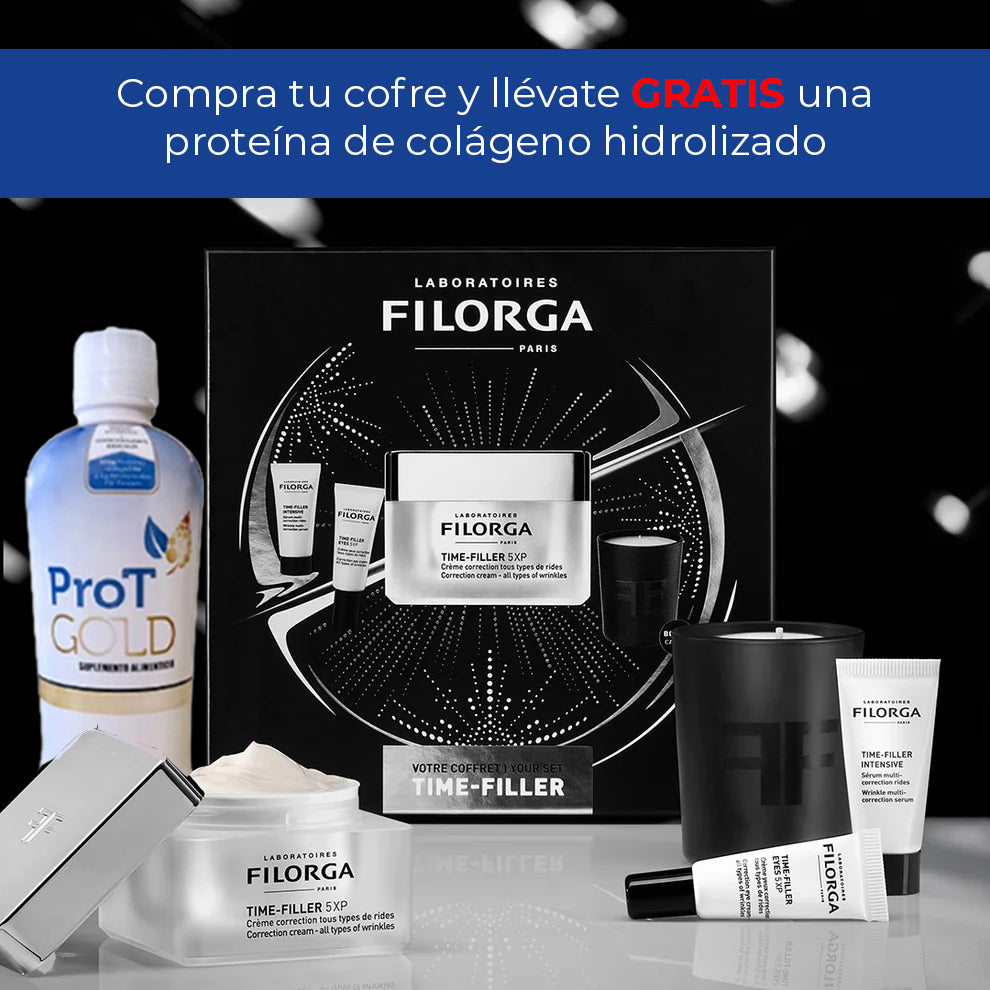 Filorga Set Time Filler 5xp Antiarrugas 4 Piezas + GRATIS Colágeno Hidrolizado