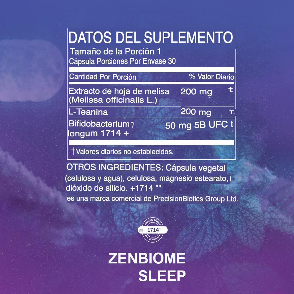 Microbiome Labs - Zenbiome SLEEP (30 cápsulas)